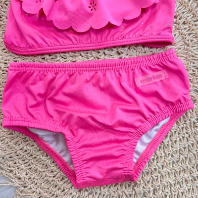 Linha Praia - Biquini com Proteção UV50+ - Rosa Chiclete